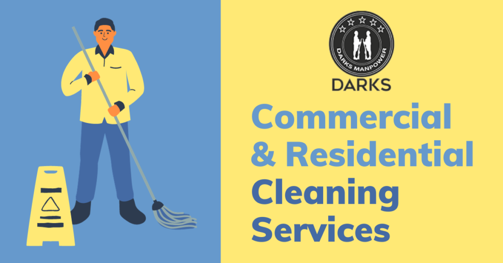 Commercial & Residential Cleaning Services.